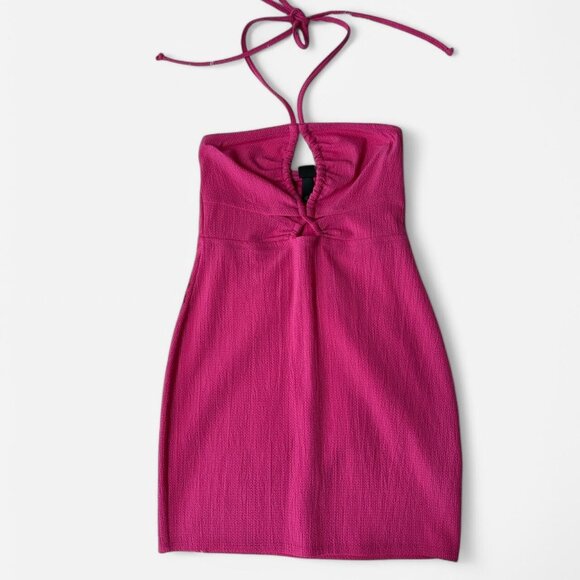 Mini Halter Dress - Picture 1 of 8